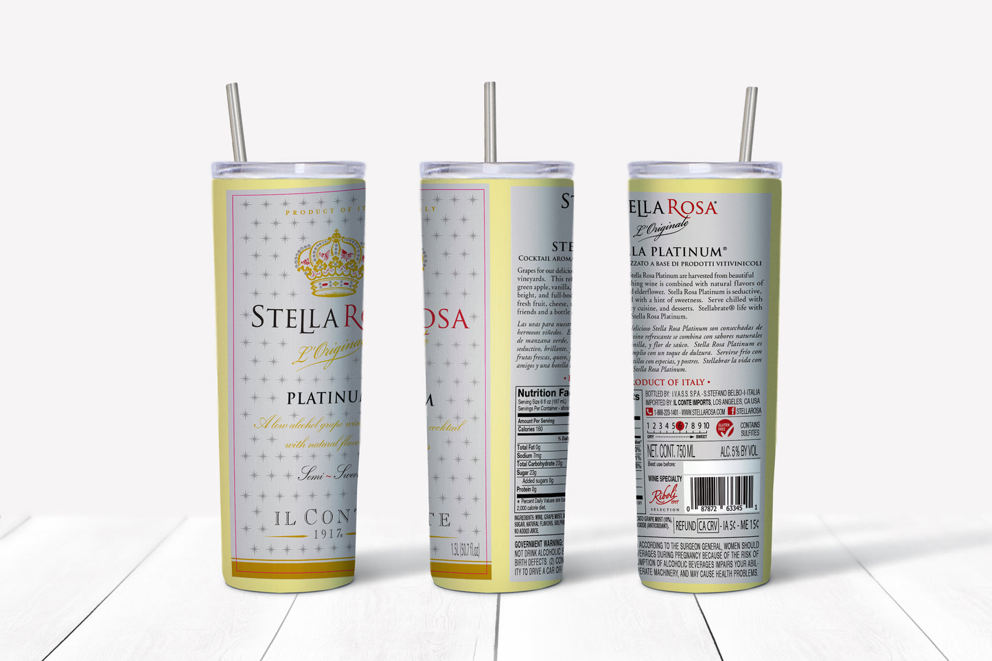 Stella Rose Tumbler Mockup