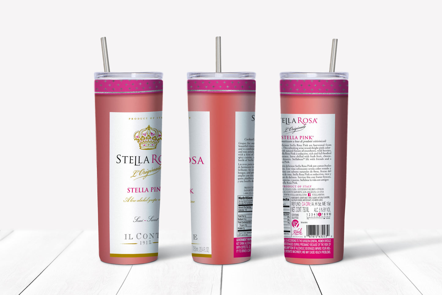 Stella Rose Tumbler Mockup