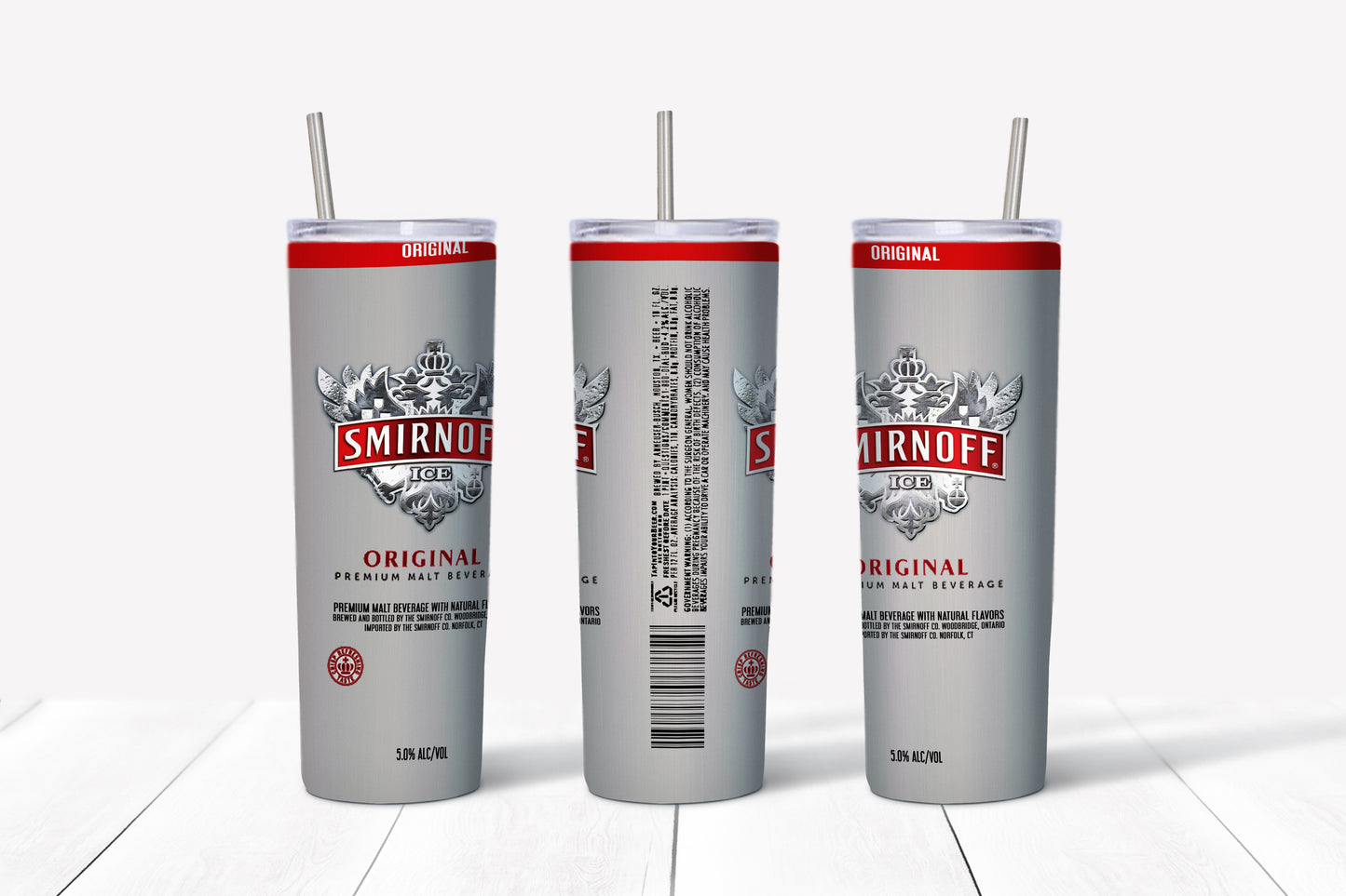Smirnoff Ice Tumbler Mockup
