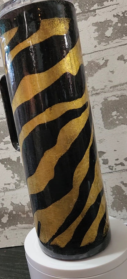 1199-Zebra print 30 Oz hoggdle