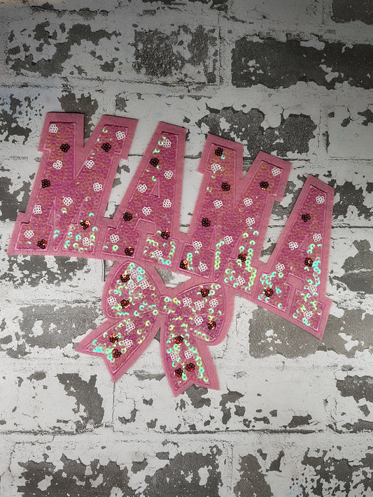 373- Mama Sequin Patch