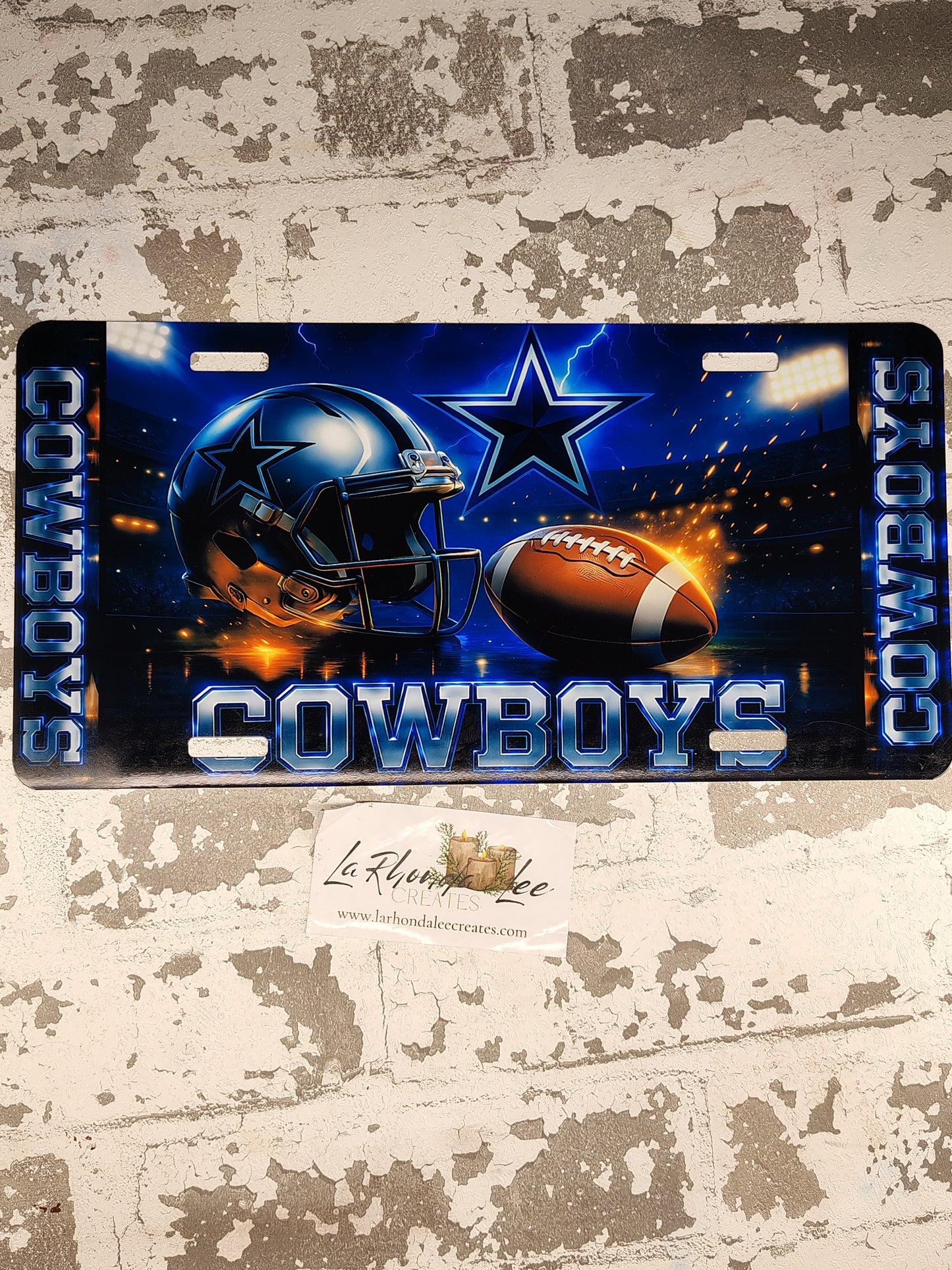 Cowboys License Plate