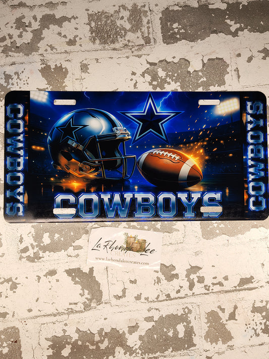 Cowboys License Plate