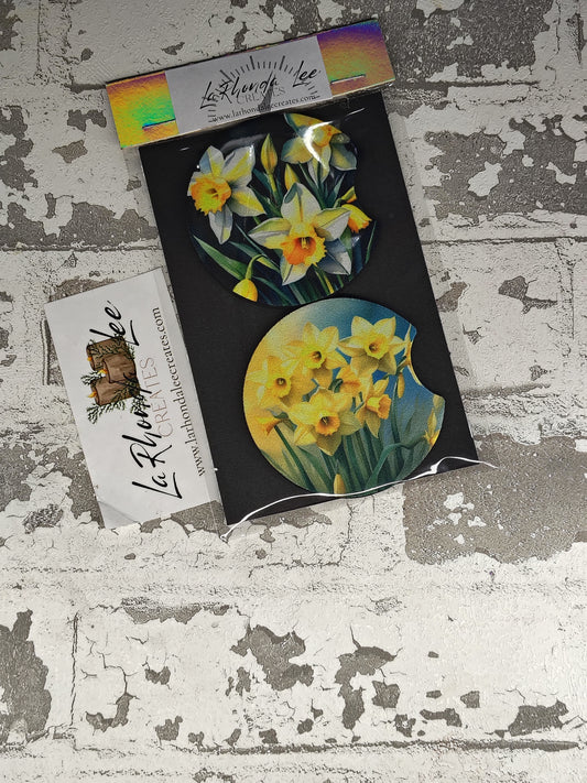 Daffodils Coaster 2pk