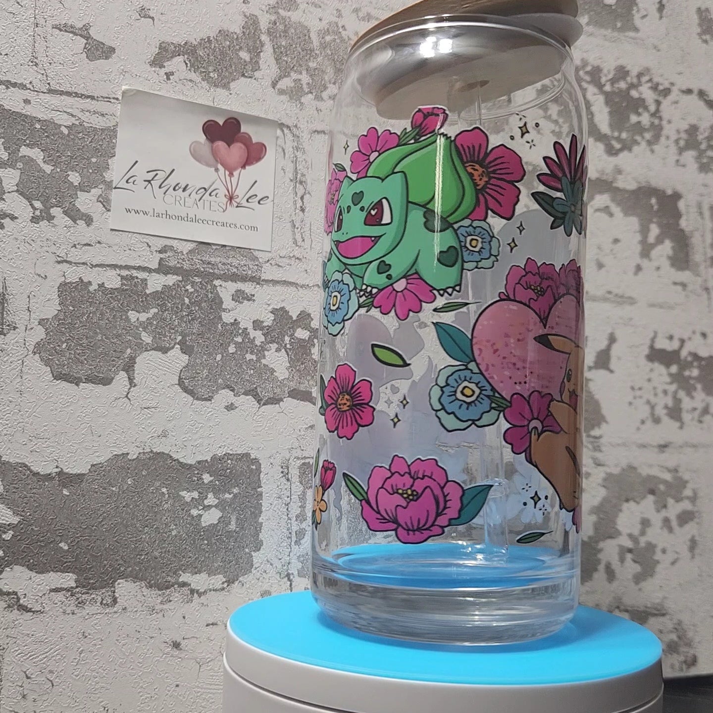 Catchem All 20oz glass tumbler