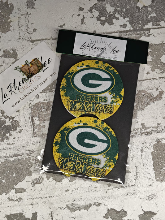 Green Bay Packers Coaster 2pk