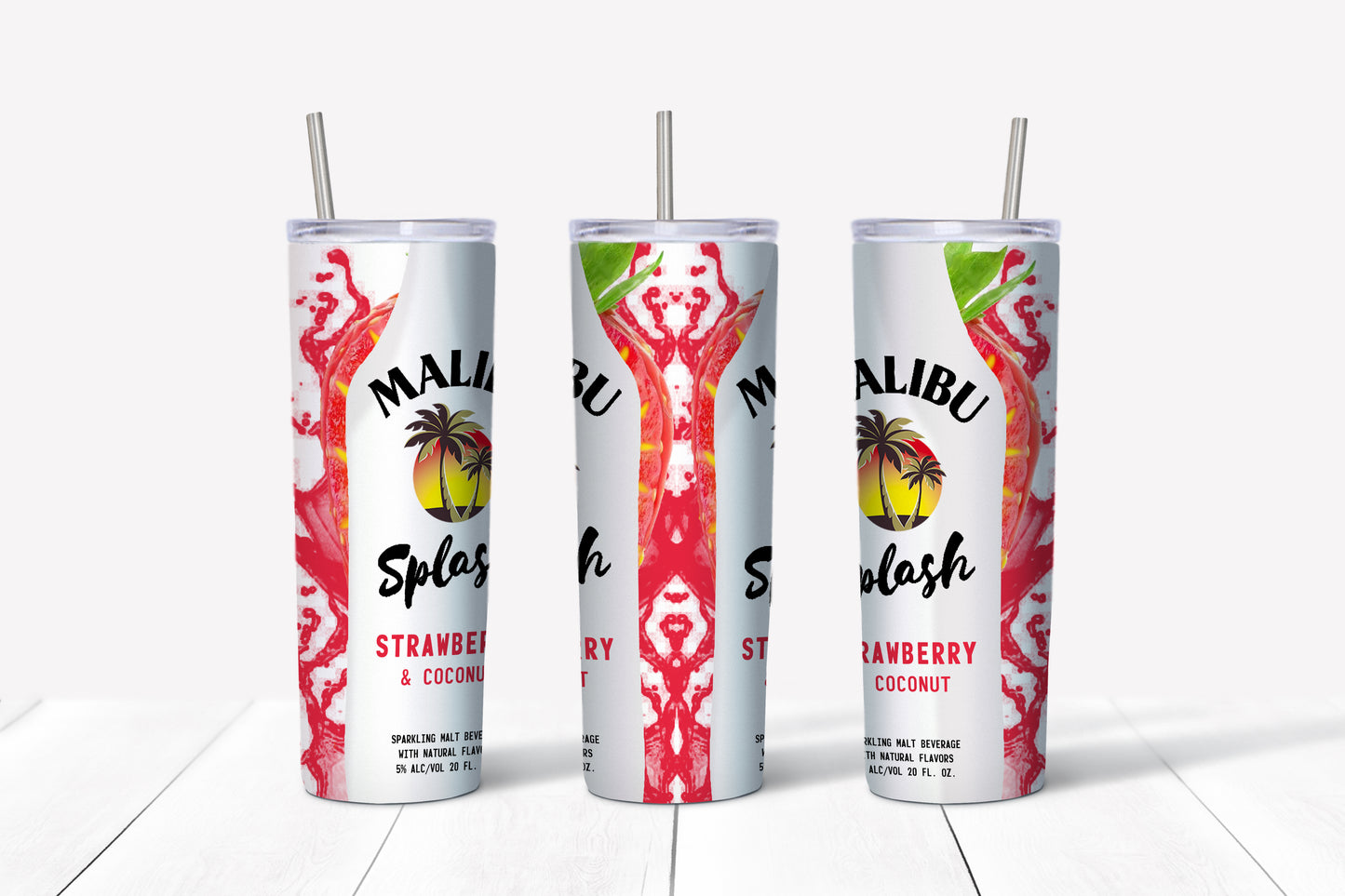 Malibu Splash Tumbler Mockup