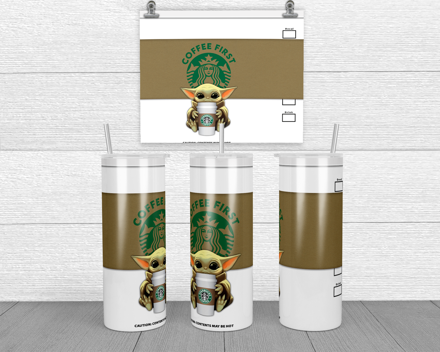 Baby Yoda Starbucks