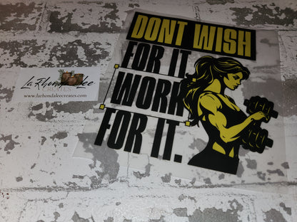 Fitness/ Gym Decal