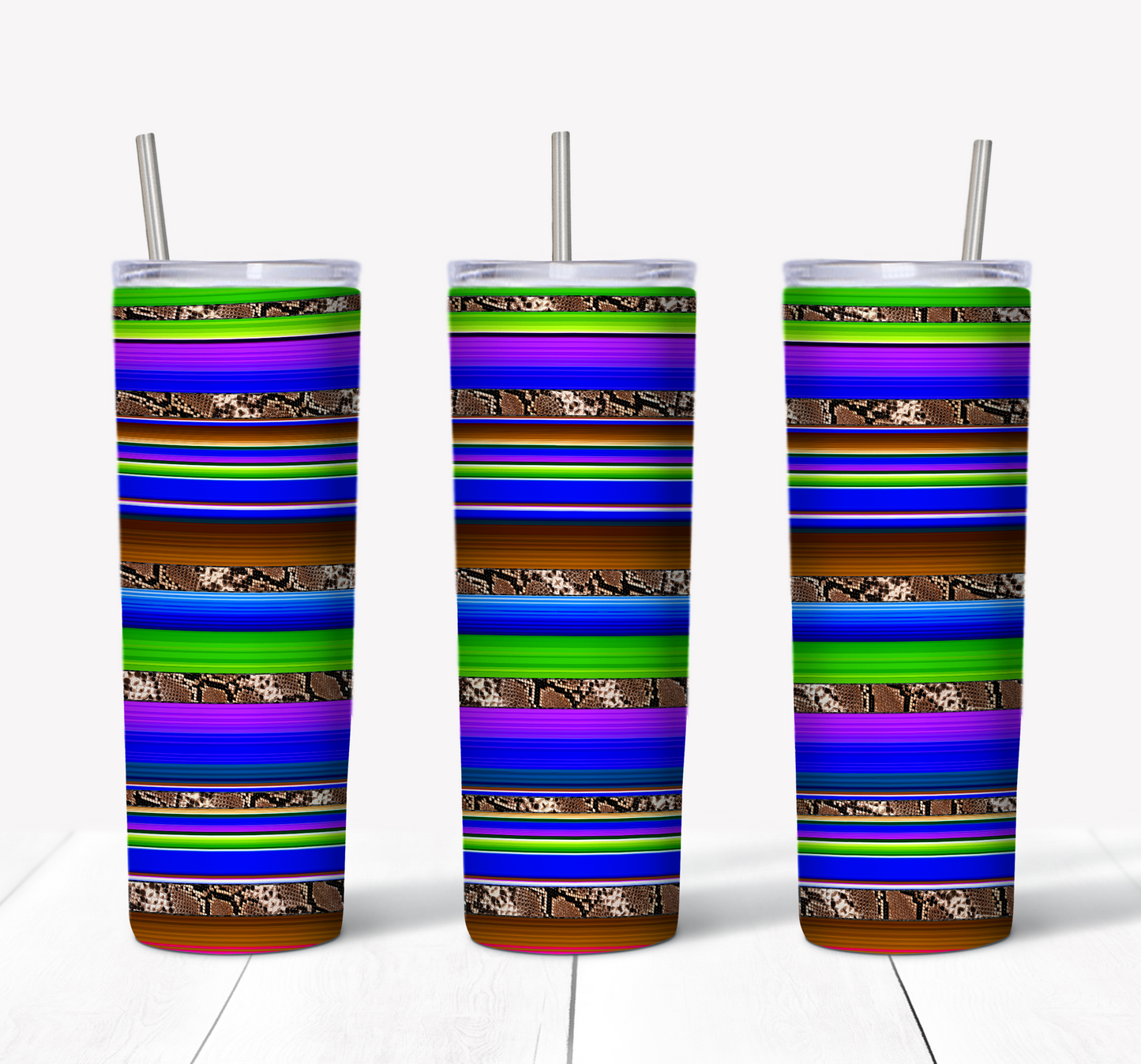 Multi Striped Snake Skin
