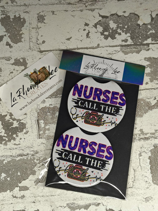 Nurses Call the Shots Coasters 2pk