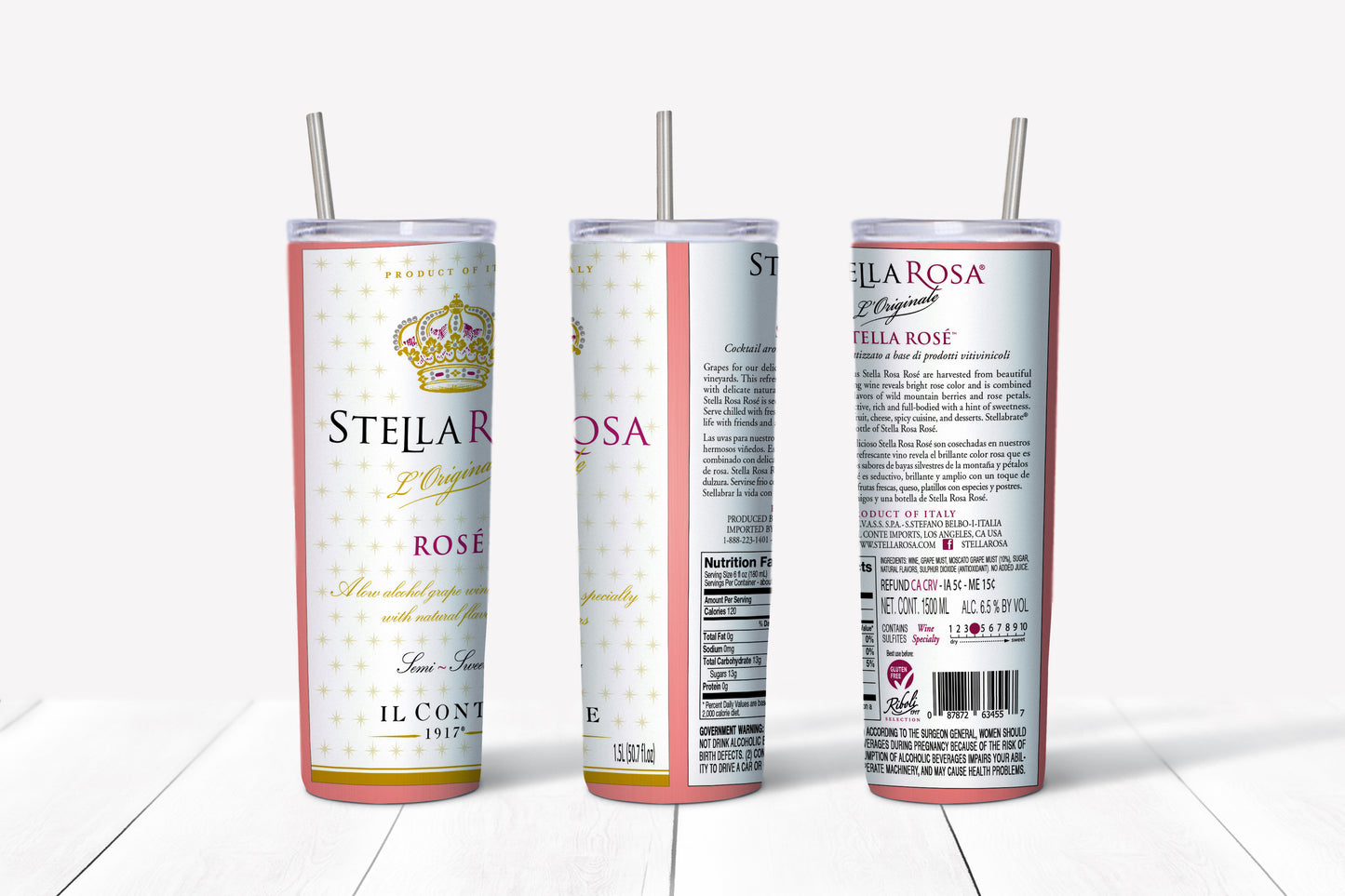 Stella Rose Tumbler Mockup