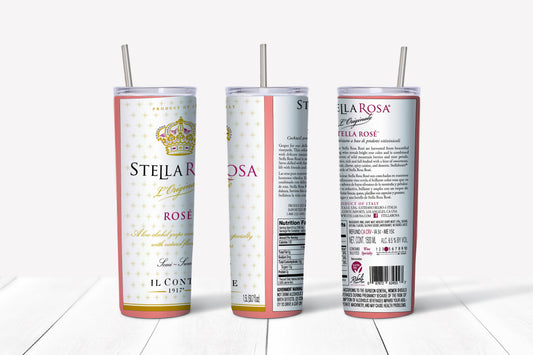 Stella Rose Tumbler Mockup