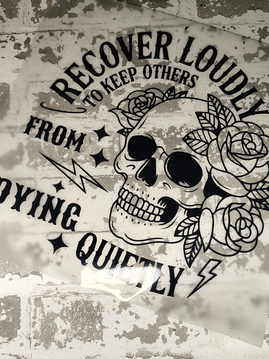 RECOVER loudly to keep others...