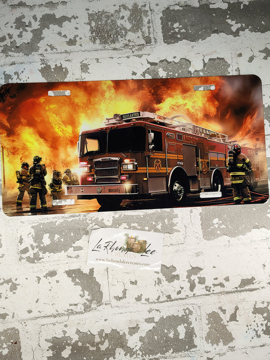Into the Fire License Plate