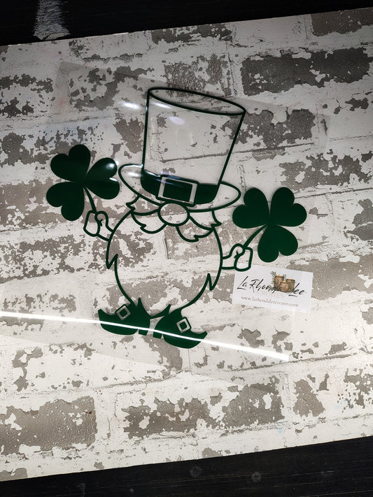 Puffy Leprechaun Decal