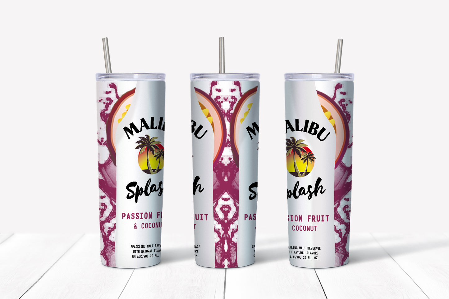 Malibu Splash Tumbler Mockup