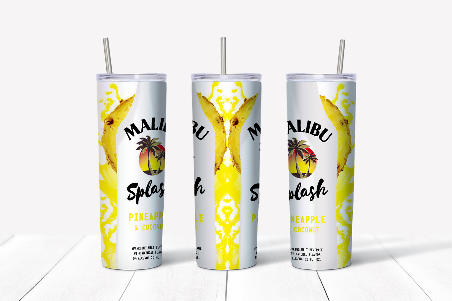 Malibu Splash Tumbler Mockup