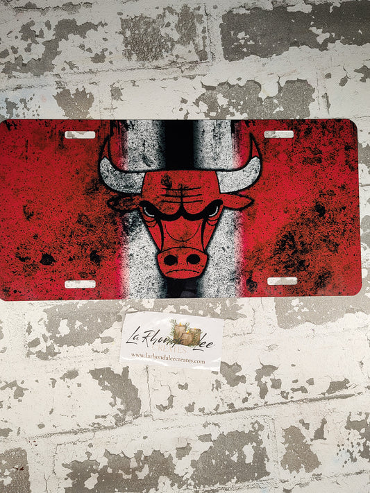 Chicago Bulls License Plate