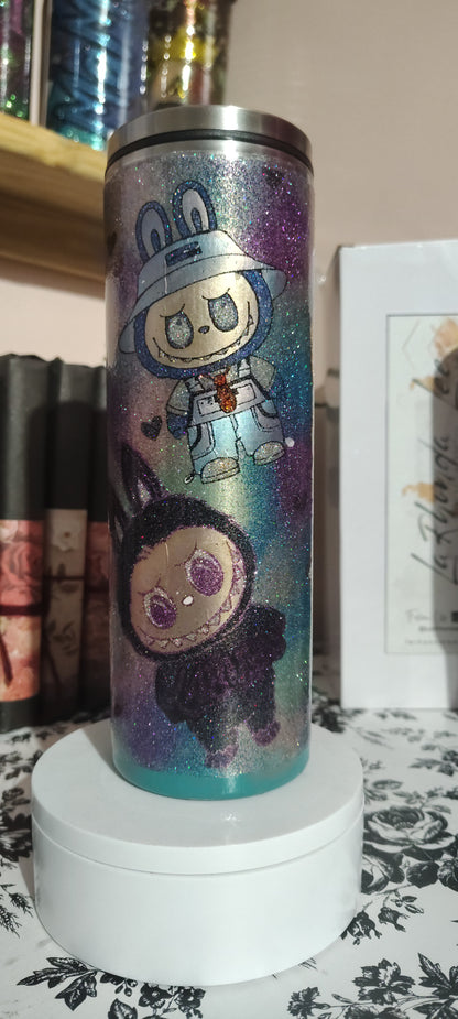 1136-Labubu 20 Oz skinny slurp tumbler