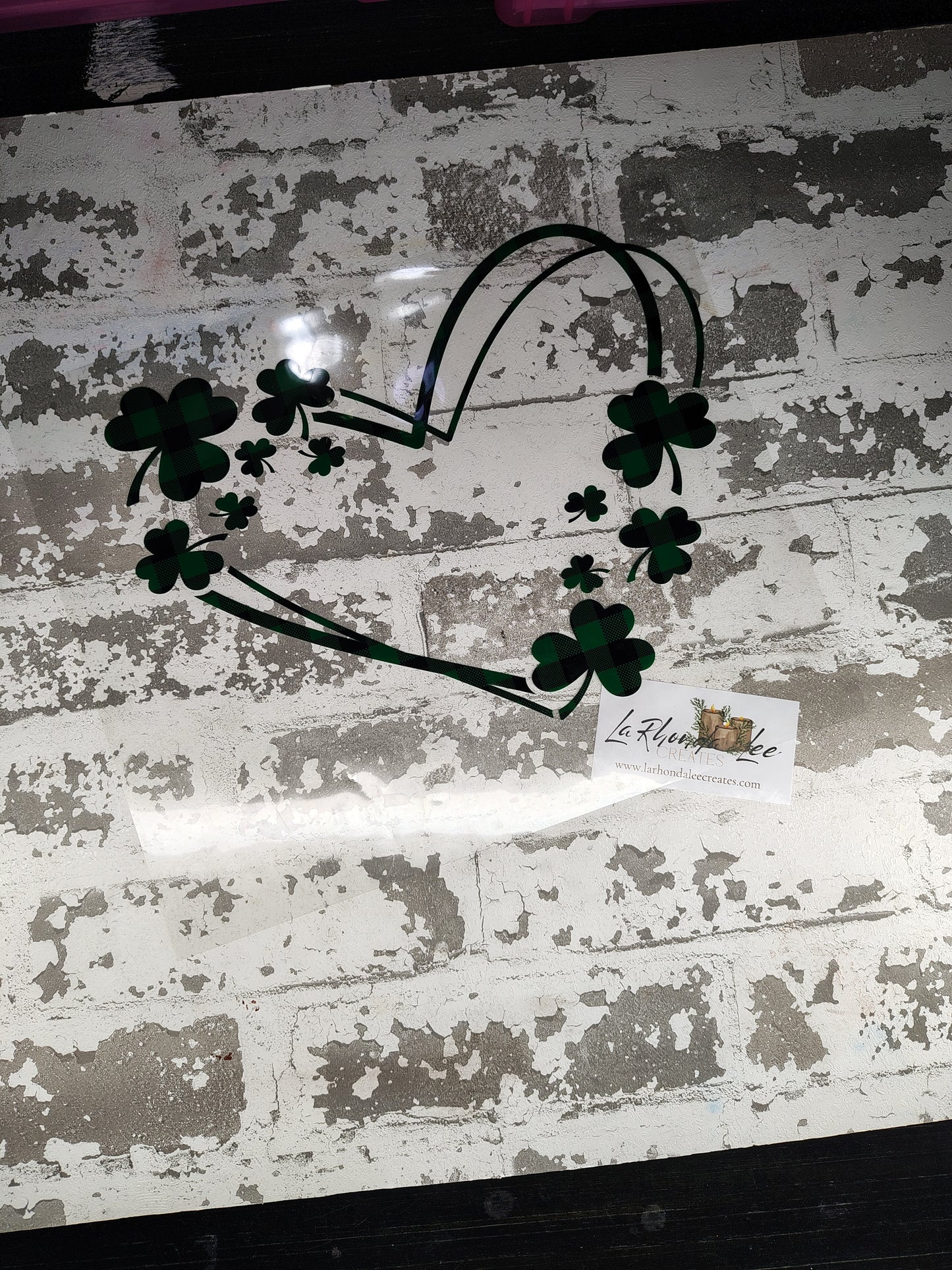 Shamrock Heart Decal