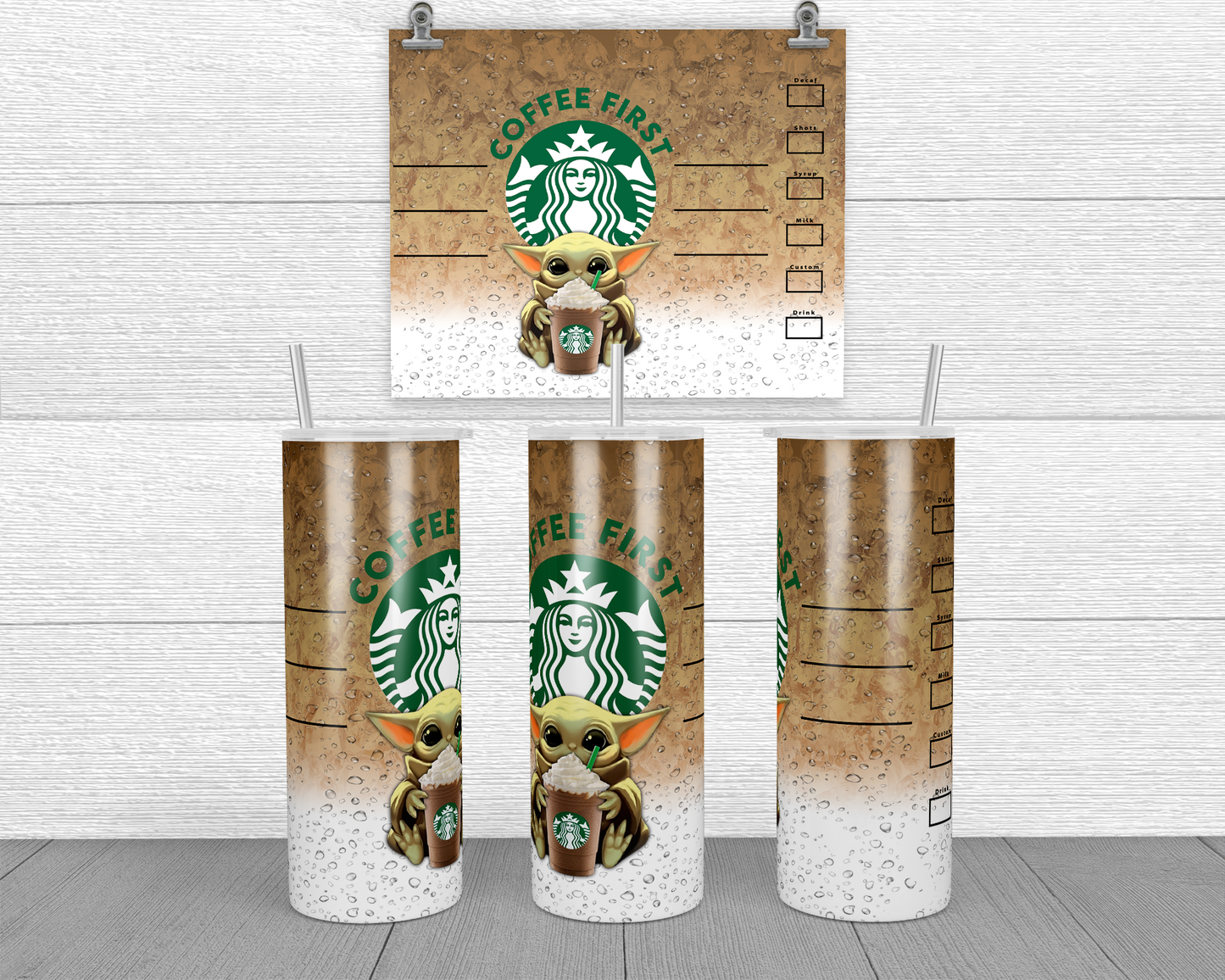 Baby Yoda Starbucks