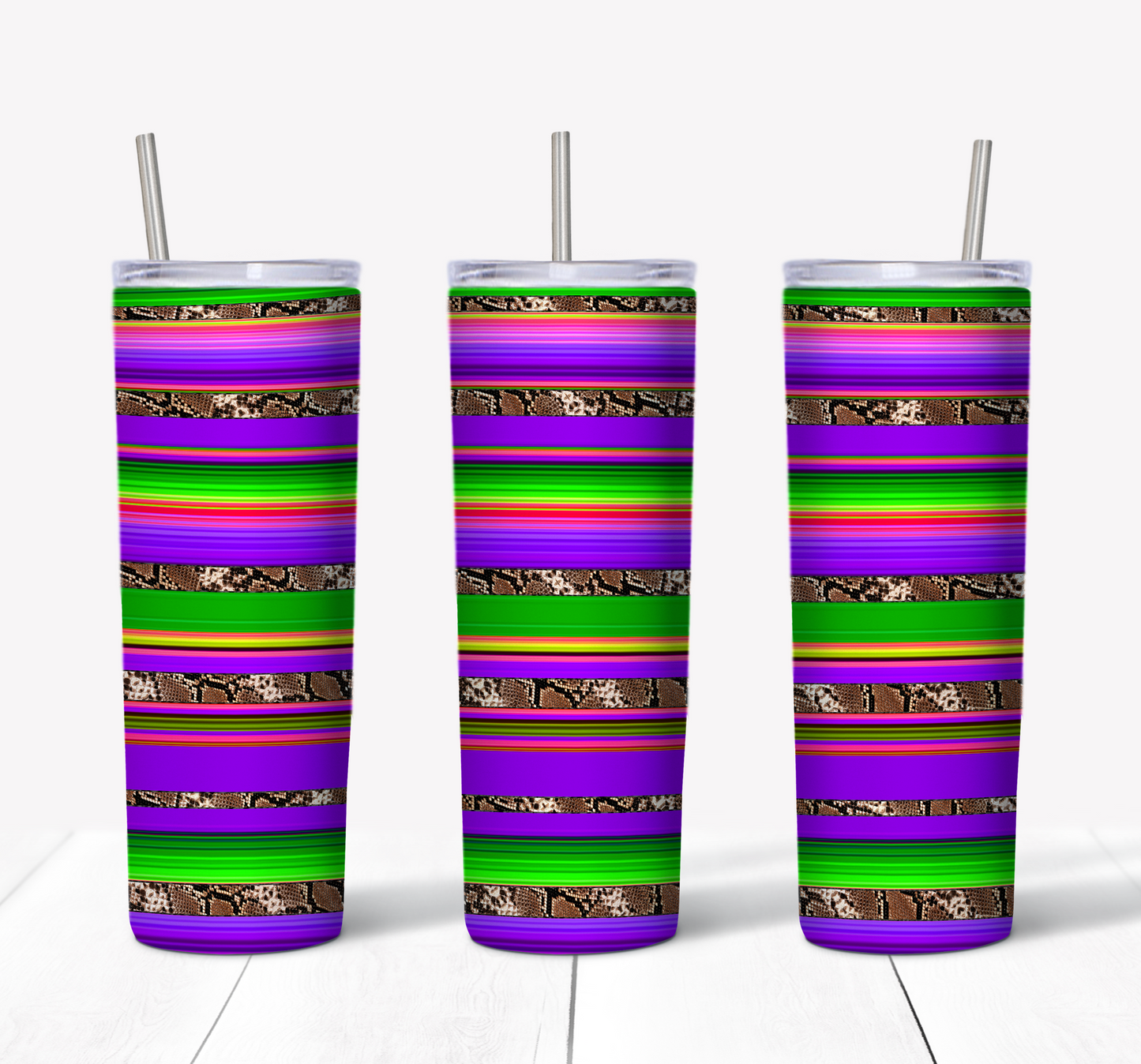 Multi Striped Snake Skin