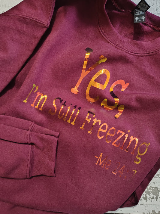 Still Freezing Decal