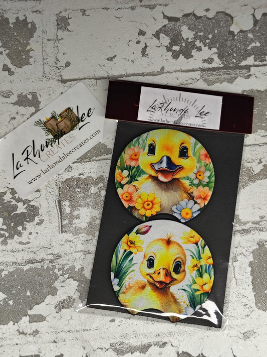 Duckling Coasters 2pk