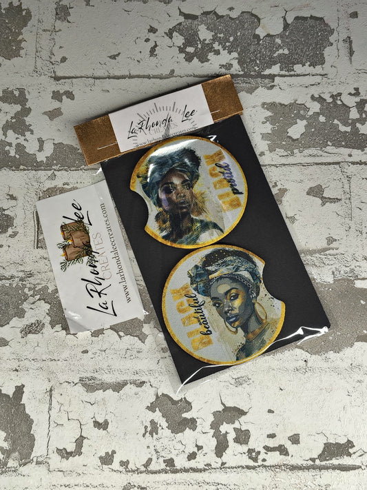 Black & Proud Coaster 2pk