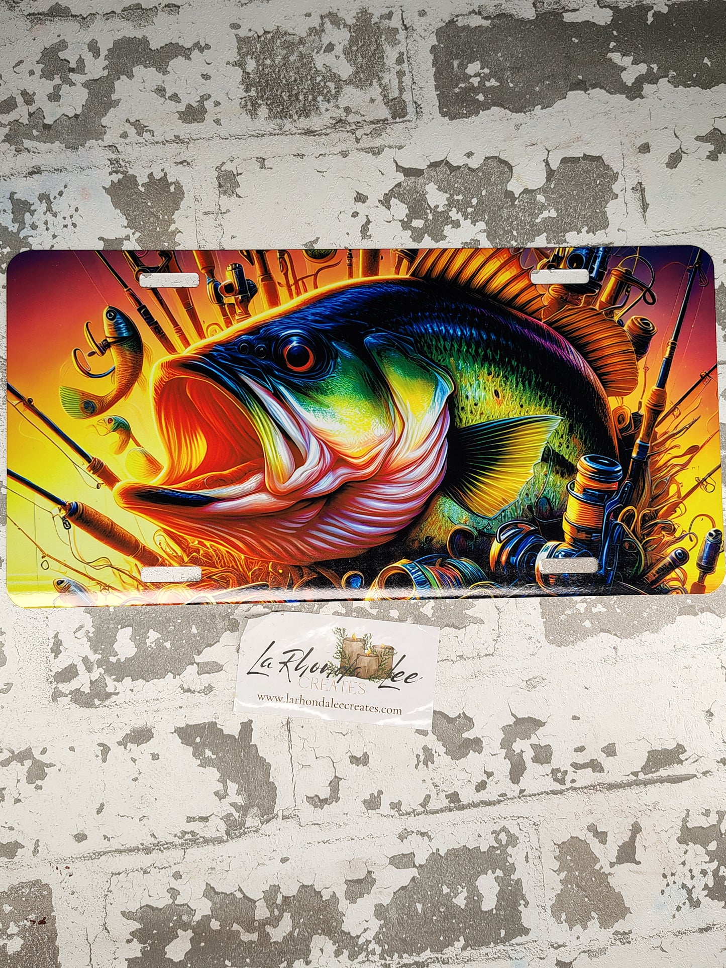 Widemouth Bass License Plate