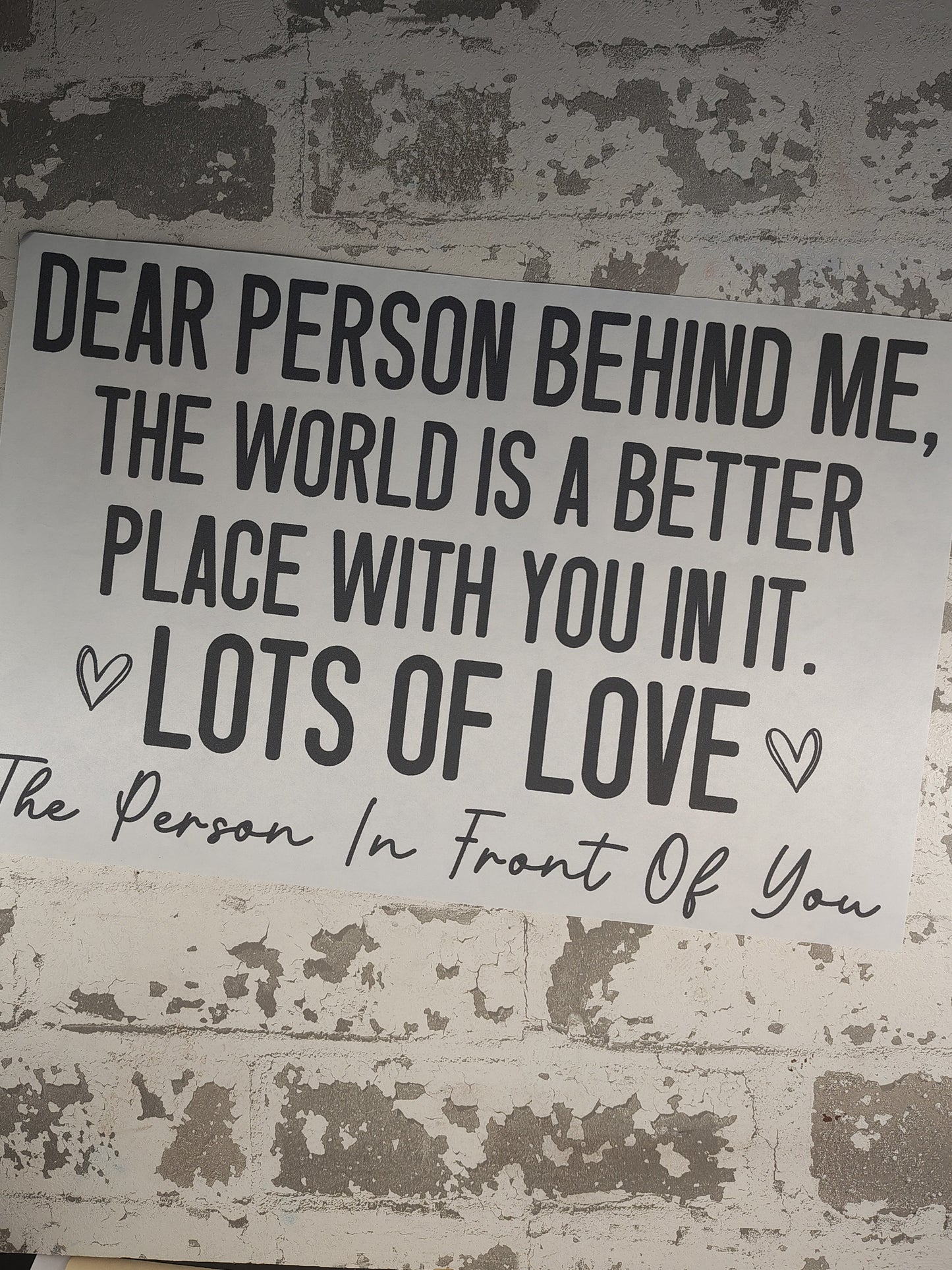 233- Dear Person...