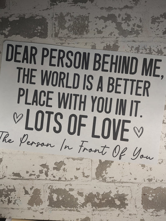 233- Dear Person...